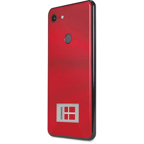 Denmark Soccer Flag Google Pixel 3 XL Skin